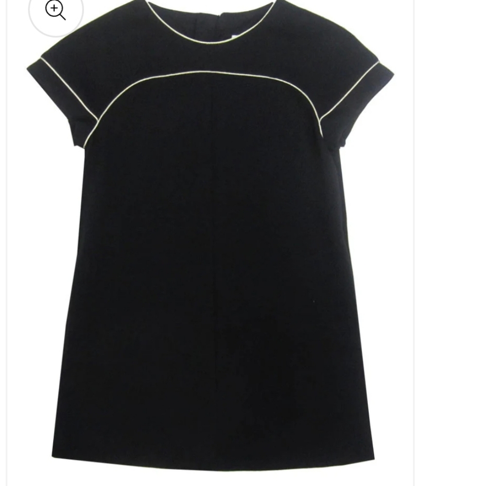 Chloe Milano Jersey Dress with gold trim